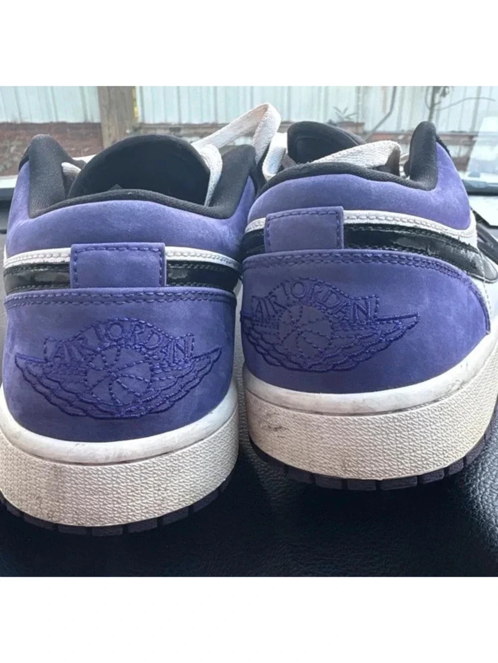 Nike Air Jordan 1 Low Court Purple Black White Men’s 9